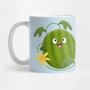 Cute happy smiling watermelon cartoon Mug